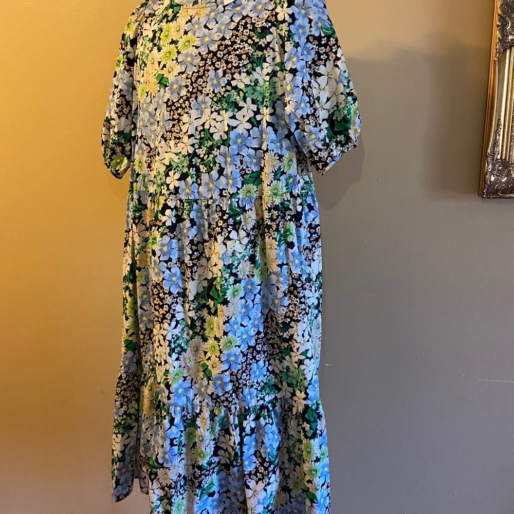 Floral print maxi dress;H&M